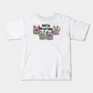 Matza Monsters! Cute Passover Food For Kids Kids T-Shirt